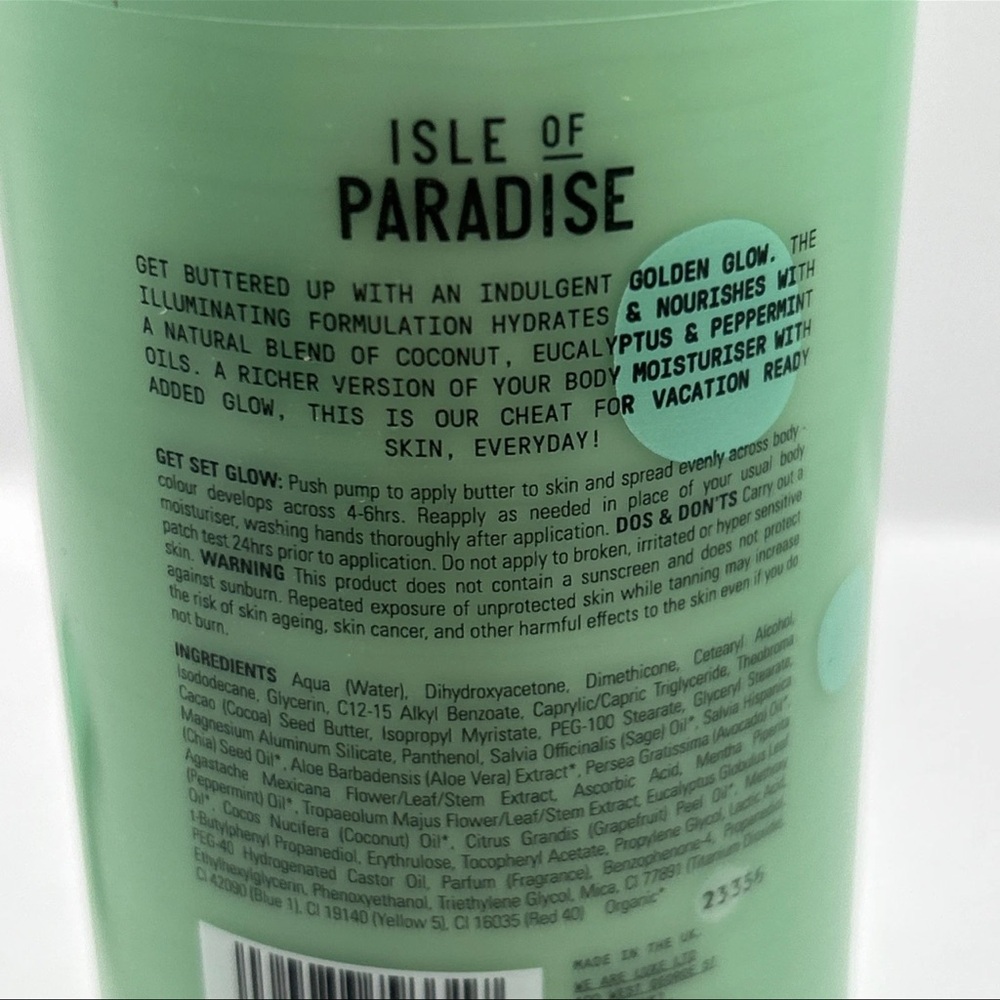 3x Isle Of Paradise Self Tanning Butter Hello Golden Glow 16.9 Fl Oz New + Pump - Picture 6 of 12